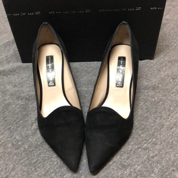Steven By Steve Madden Shoes - Steven by Steve Madden black leather pump EUC